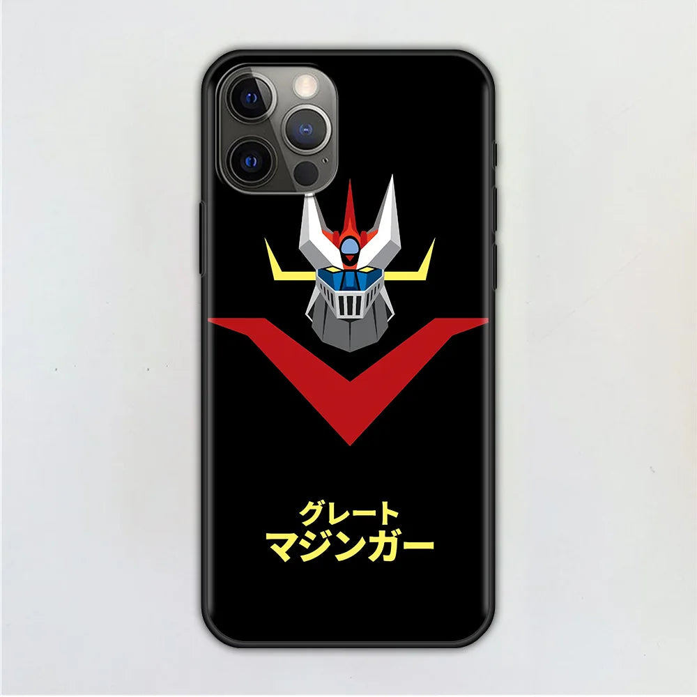 Miniso UFO Robot Goldorak CellPhone Case For Apple iPhone.