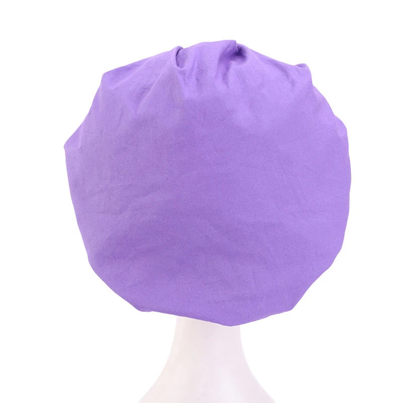 Women Patterned Cotton Scrub Cap for Beautician and Cooking Chef.