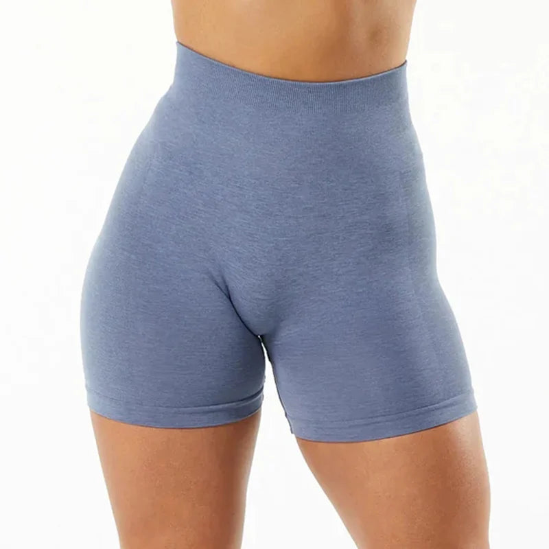 Women High Waist Sport and Workout Seamless Leggings Shorts.