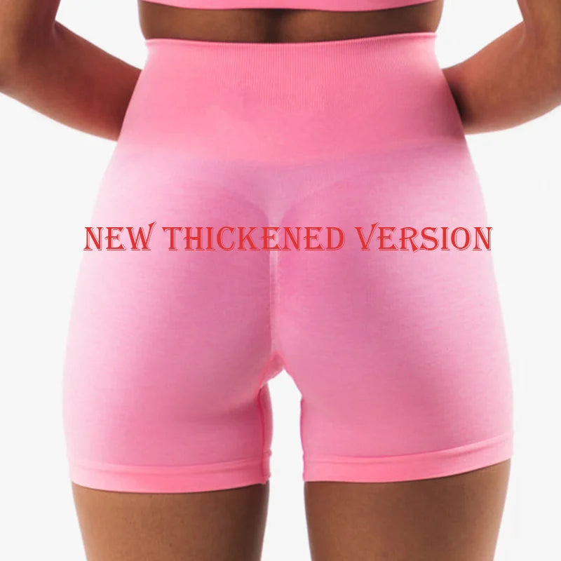 Women High Waist Sport and Workout Seamless Leggings Shorts.