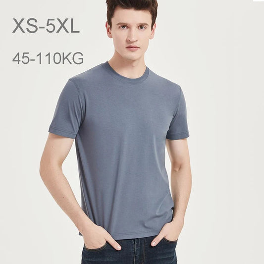 Man High Quality Antibacterial T-Shirt Short Sleeve.