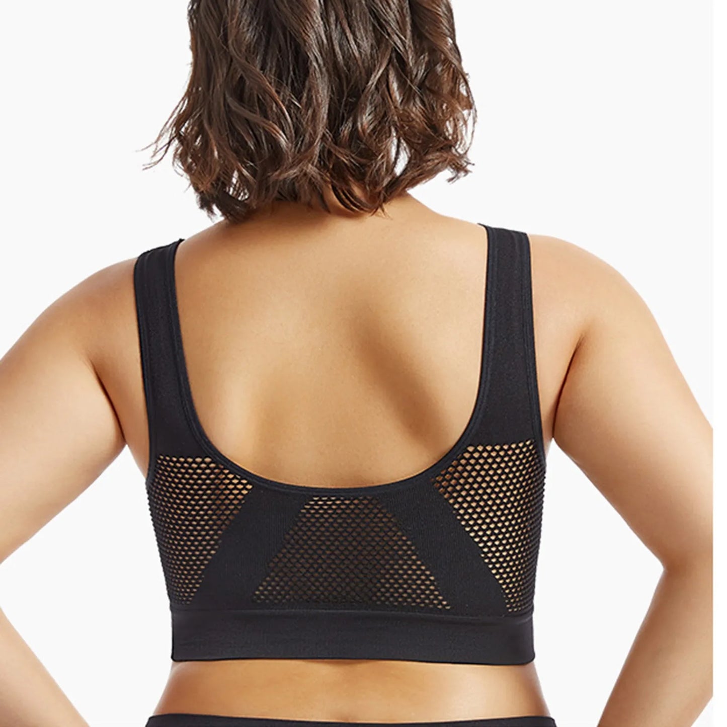 Breathable Fitness Bra for Women-Padded Yoga & Running Top.