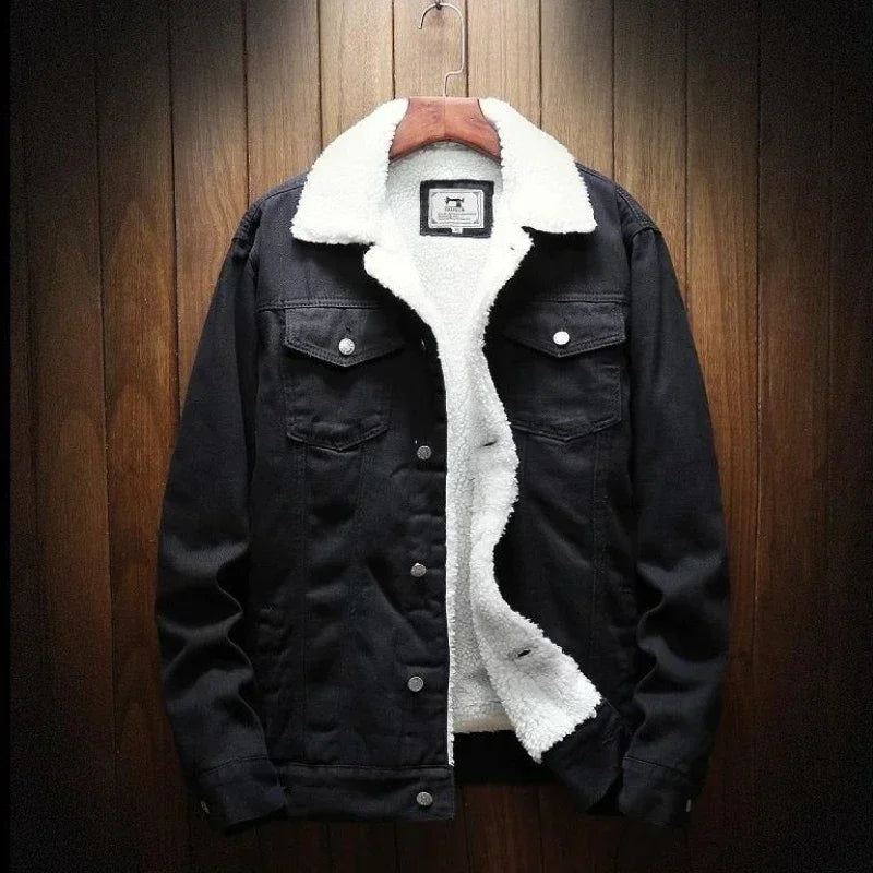 Shangkaka Winter Essentials: Luxe Padded Denim Jackets for the Modern Man.