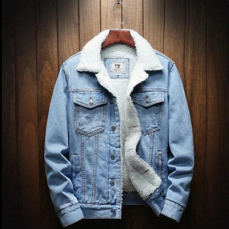 Shangkaka Winter Essentials: Luxe Padded Denim Jackets for the Modern Man.