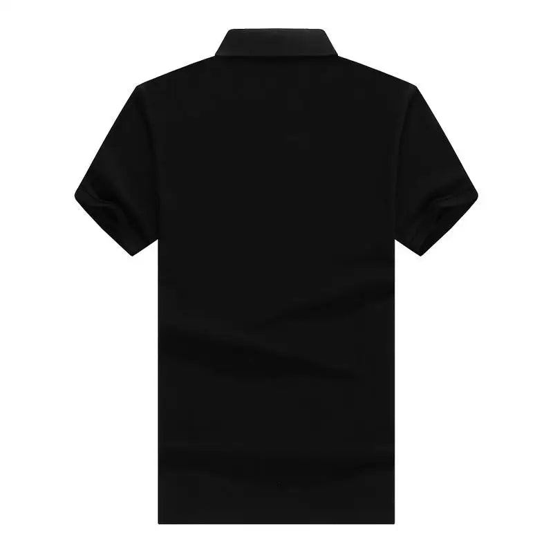 NoEnName_Null 100% cotton Custom Adult polo t shirts print logo turn-over collar T shirts Worker costume suits Wholesale Print Logo clothes