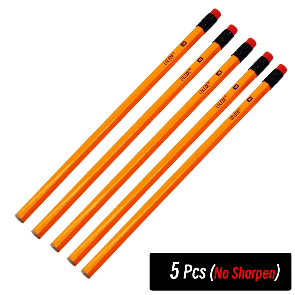 Wooden HB Sketch Pencils - Ideal for Office Supplies, School & Art Projects.