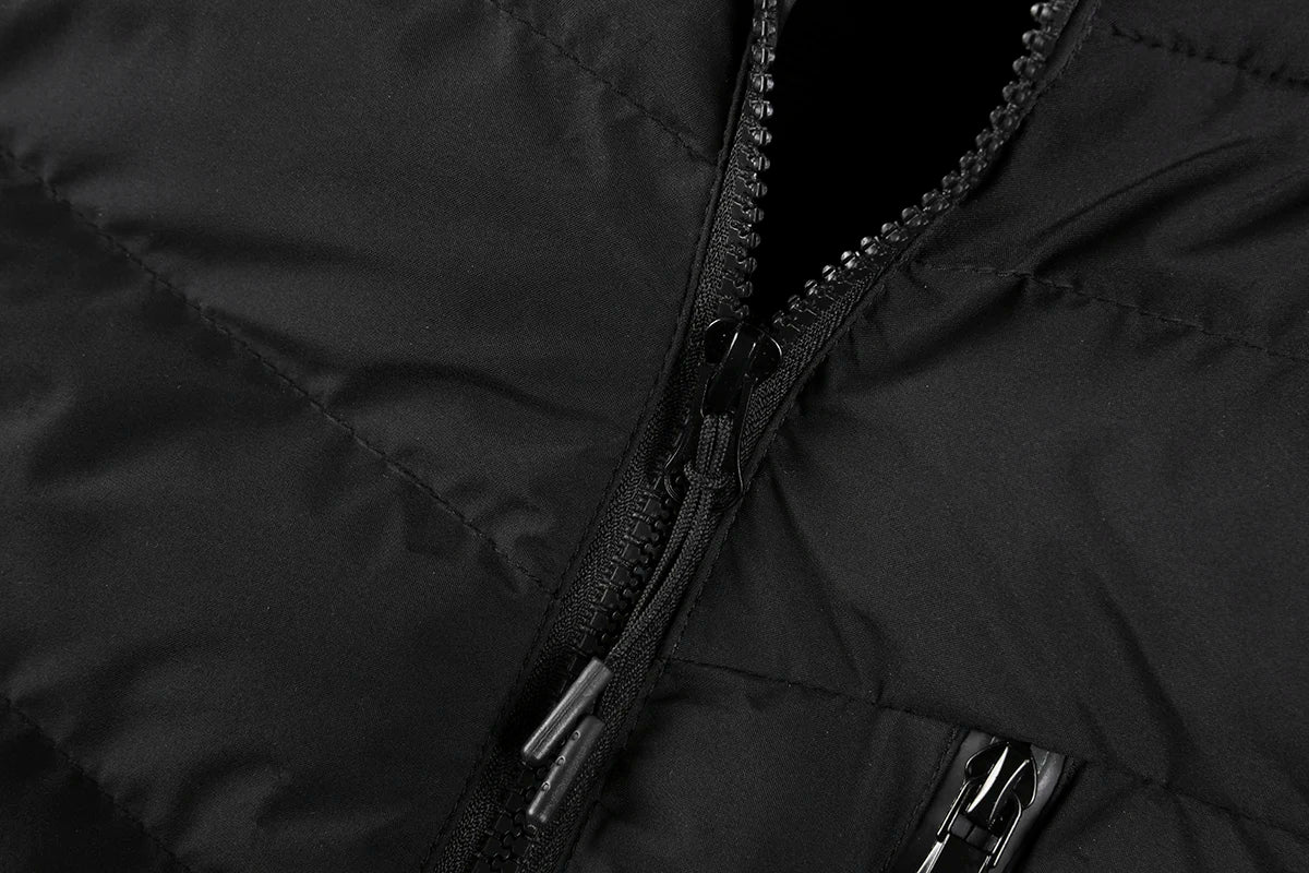 Men's Waterproof Hooded Winter Parka-Warm, Windproof Casual Jacket.