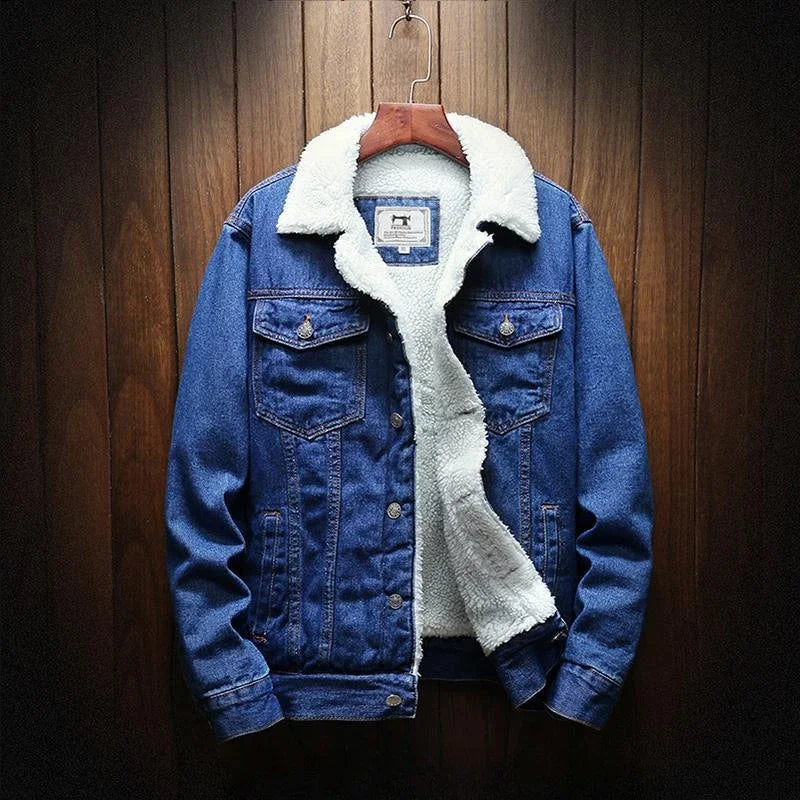 Shangkaka Winter Essentials: Luxe Padded Denim Jackets for the Modern Man.