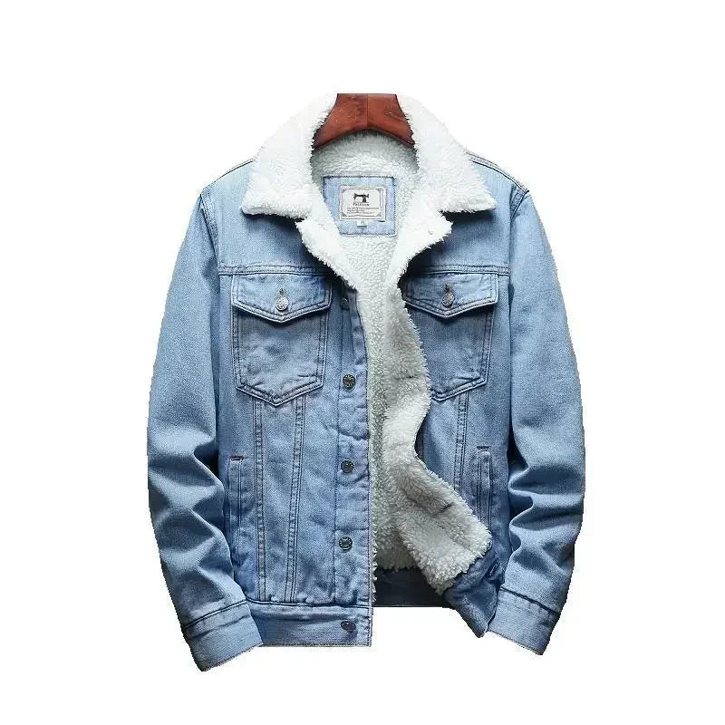 Shangkaka Winter Essentials: Luxe Padded Denim Jackets for the Modern Man.