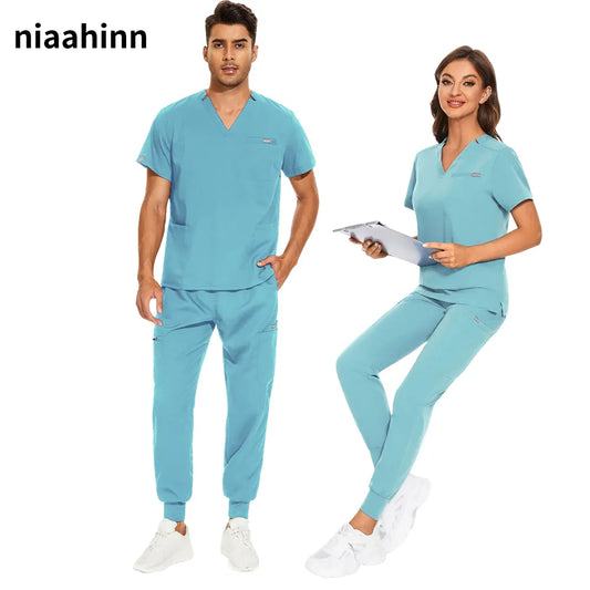 Scrubs Suit for Unisex for Medical Workwear for Doctors, Nurses, Dentist, Lab and Spa.